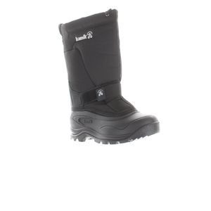 Kamik Womens Greenbay 4 Black Snow Boots Size 7 Medium (B  M) (4143037)